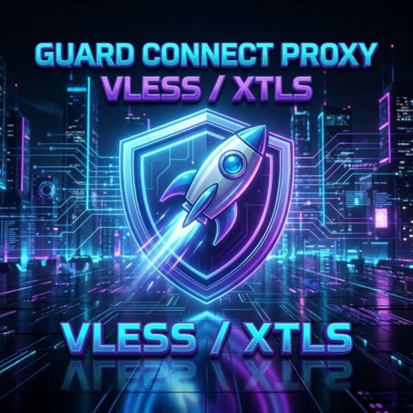 Guard Connect Proxy (VLESS) | Подписка на 3 Месяца | Low Ping (-10%)