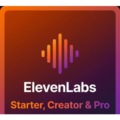 ElevenLabs Starter/Creator/Pro Обновление/Продление 1-12 мес. | Подписки на ваш аккау