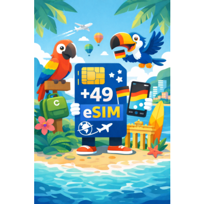 Иностранная eSIM(еСИМ) (+49)