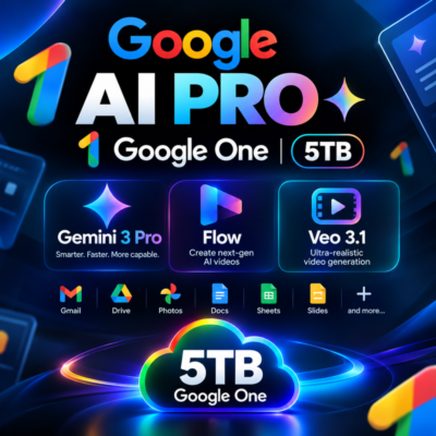 МГНОВЕННО | Google AI PRO + Google One 5TB |Gemini 4 Argon • Flow • Veo 3.1