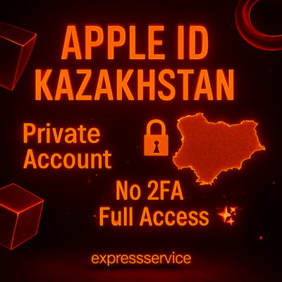 🇰🇿 Apple ID Казахстан  | Личный аккаунт 🔐 No 2FA 💥 Полный доступ ✨💯
