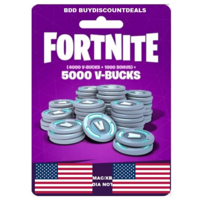 ФОРТНАЙТ КОД 5000 VBUCKS КЛЮЧ В БАКСЫ FORTNITE KEY USA