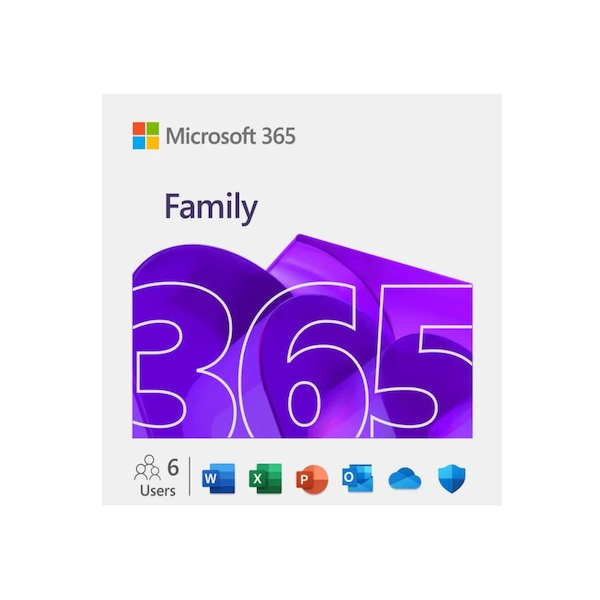 Microsoft Office 365 Family — 6 пользователей, 1 год