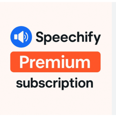 Speechify Premium Subscription | 1–12 Months | Unlimited Use