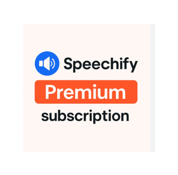 Speechify Premium Subscription | 1–12 Months | Unlimited Use