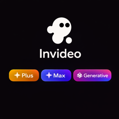 Планы подписки Invideo Plus/Max/Generative на 1-12 месяцев | Обновление/Продление