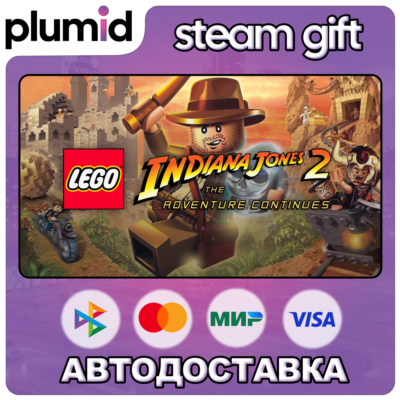 LEGO Indiana Jones 2: The Adventure Continues Steam Gift / Россия + МИР / АВТО
