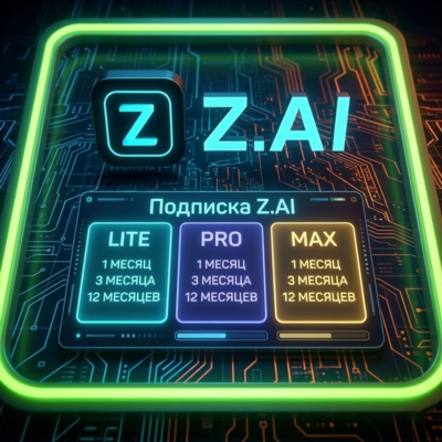 🌕Z.AI ПОКУПКА ПОДПИСКИ 1/3/12m + ПОПОЛНИТЬ БАЛАНСА/КРЕДИТЫ