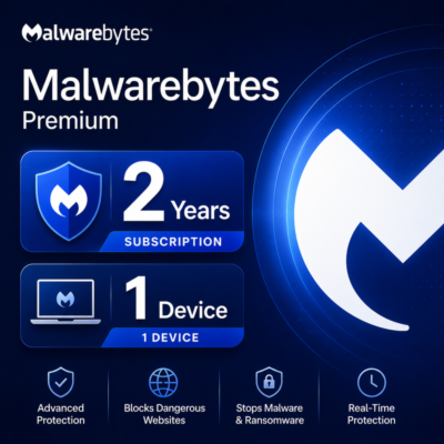 Malwarebytes Premium | 2 года | 1 устройство | Подписка | Личный аккаунт