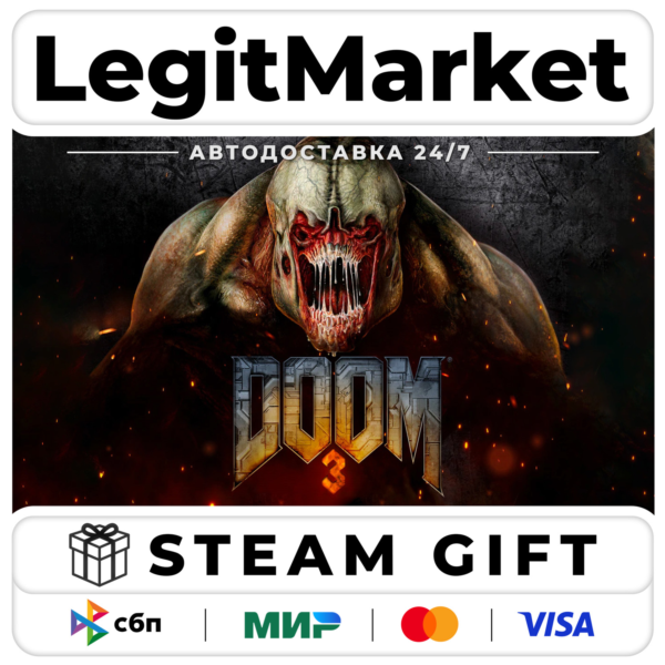 DOOM 3 / Steam АВТО / РУ + МИР