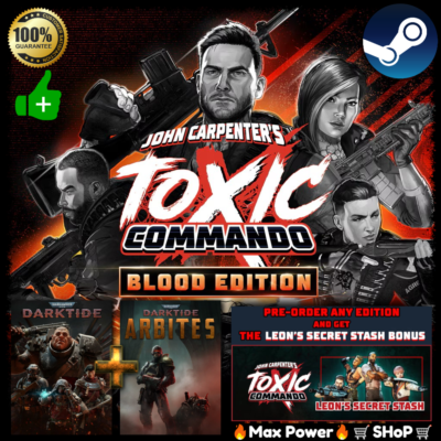 Онлайн John Carpenter´s Toxic Commando Blood Edition Все DLC +Warhammer: Darktide+DLC