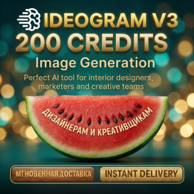 Ideogram V3 | Character — 200 Кредитов для генерации изображений