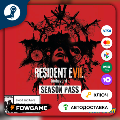 🔵 Resident Evil 7 - Season Pass DLC (РУ+СНГ) 🔑КЛЮЧ STEAM