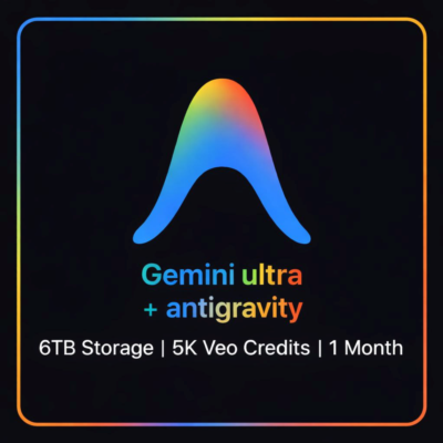 Gemini Ultra + Antigravity | 5000 / 12500 / 25000 Credits | 6TB Storage | 1 месяц