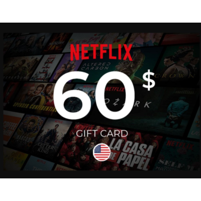 Подарочная карта Netflix $60 – ключ USA | Мгновенно