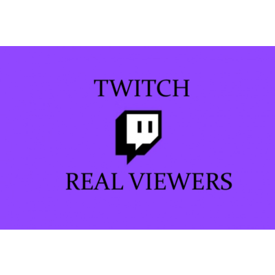 Живые Зрители Twitch / Живые Просмотры Twitch / Продвижение канала Twitch