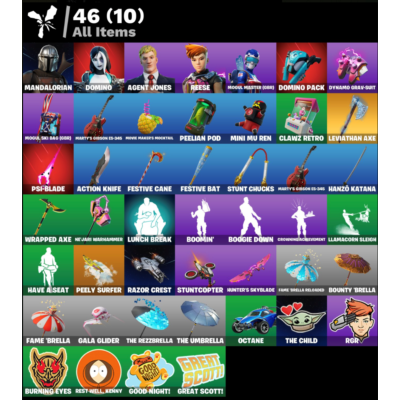 FN (ALL PLATFORMS) Leviathan Axe |СМЕНА ПОЧТЫ | 5 skins (2 paid) | 500 VB