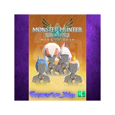 ☀️Monster Hunter Stories 2 Wings of Ruin - Rider Hairstyle Bundle XBOX DLC