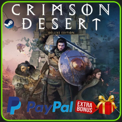 CRIMSON DESERT DELUXE Ed. | NO GUARD | ALL DLC | STEAM | PAYPAL