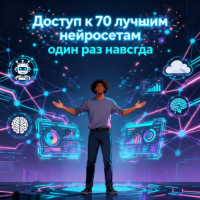 Для получения доступа к более 70 нейросетям