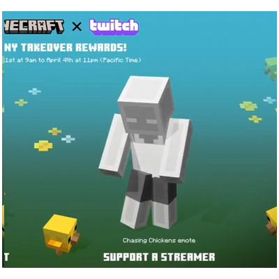 Minecraft**Ключ/код эмоции «Преследование кур»** JAVA и BEDROCK 24/7**