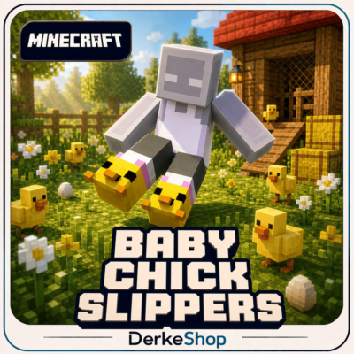 Minecraft Baby Chick Slippers➤Region Free Key➤Java/Bedrock