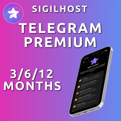 🌍 TELEGRAM PREMIUM | 3/6/12 МЕСЯЦЕВ | УСЛУГА ДОСТАВКИ НА ВАШ ПРОФИЛЬ | БЕЗ ВХОДА🌍