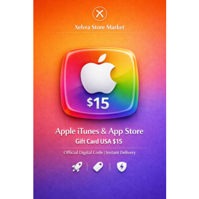🍎 Подарочная карта Apple iTunes USA $15 | Цифровой код моментально
