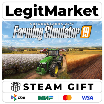 Farming Simulator 19 / Steam АВТО / РУ + МИР