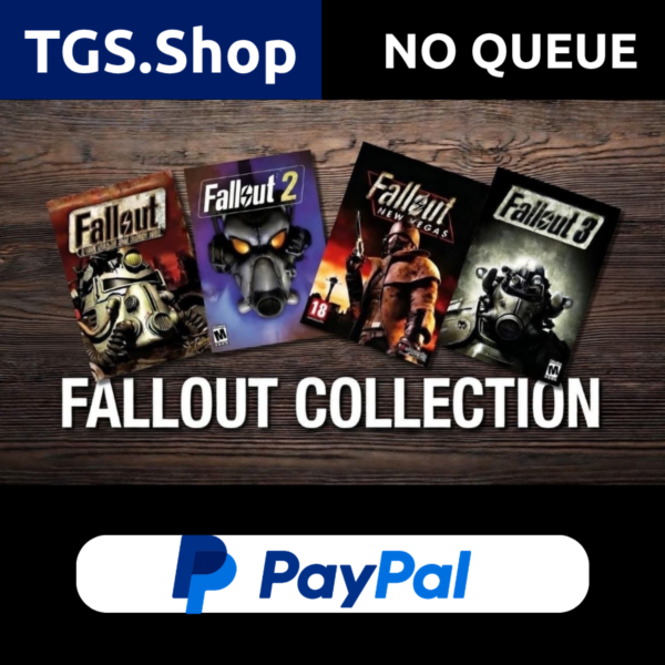 Fallout 1 + 2 + 3 ALL DLC | STEAM | PAYPAL