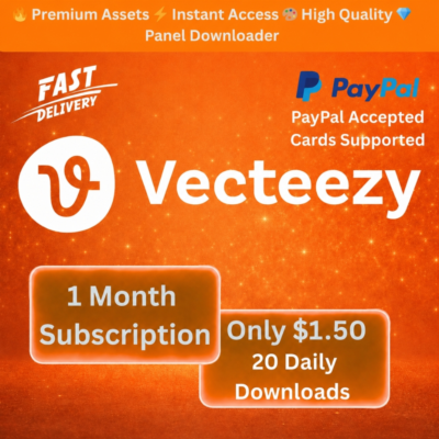 Vecteezy 1 месяц - Панель загрузки - 20 загрузок в день - Автоматическая доставка