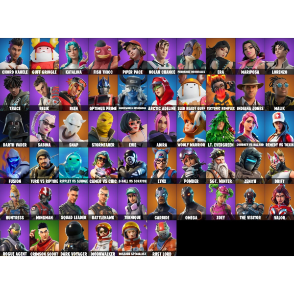 FORTNITE 57+ ОБЛИЦОВ АККАУНТ||OG MOONWALKER| |TAKE THE L| |ROGUE AGENT| +ПОЧТА