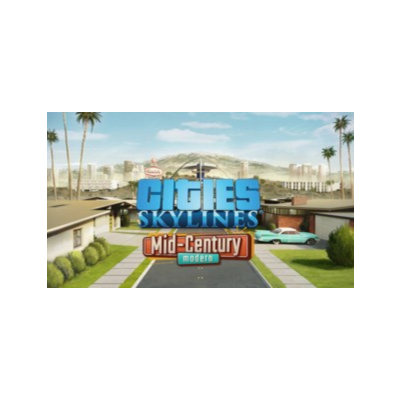 Cities: Skylines - Content Creator Pack: Mid-Century Modern (DLC) (PC) Steam Key GLOB