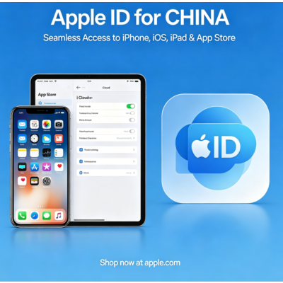 Учетная запись Apple ID в Китае iPhone iOS iPad Appstore