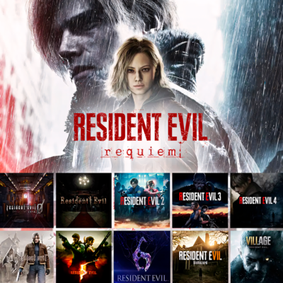 Resident Evil Collection (0, 1, 2, 3, 4, 5, 6, 7, Revelations 1-2, Village, Requiem)