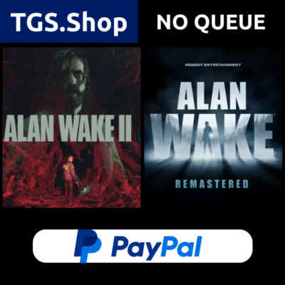 Alan Wake 2 Deluxe + Alan Wake Remastered ALL DLC | Epic Games | PAYPAL