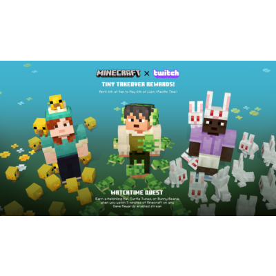 Minecraft Черепашьи мотивы + Заячья шапочка-бини + Шапочка детёныша Ключ/Код