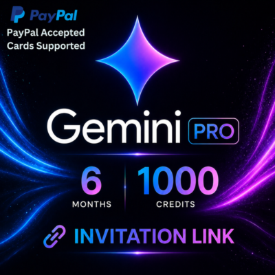 Google Gemini Pro + Veo 3 Premium – Ссылка-приглашение – 6 месяца + 1000 кредитов