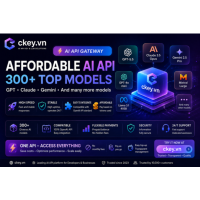 AI API. Авторы: OpenAI, Claude, Responses, Codex, Gemini и Ollama. Доступ к A