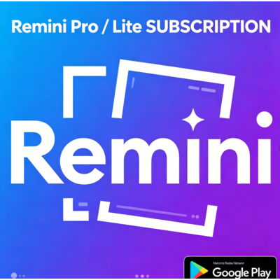 Подписка Remini Pro / Lite в Android Play Market
