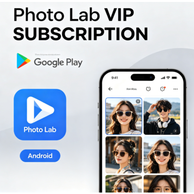 VIP-подписка на Photo Lab в Google Play для Android