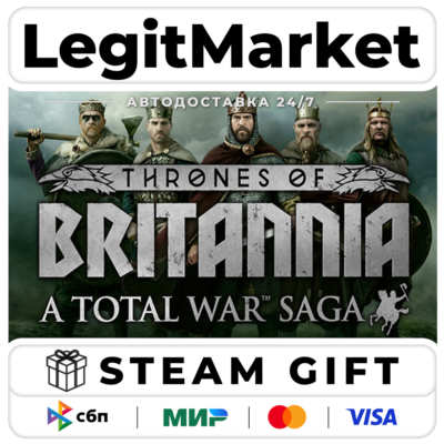A Total War Saga: THRONES OF BRITANNIA / Steam АВТО / РУ + МИР
