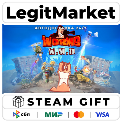 Worms W.M.D / Steam АВТО / РУ + МИР
