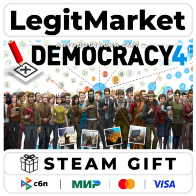 Democracy 4 / Steam АВТО / РУ + МИР