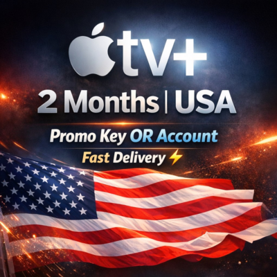 🍎 Apple TV+ 2 Месяца | США 🇺🇸 | Промо Ключ ИЛИ Аккаунт | Быстрая Доставка ⚡