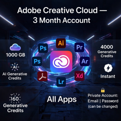Подписка Adobe Creative Cloud — Аккаунт на 1 месяца