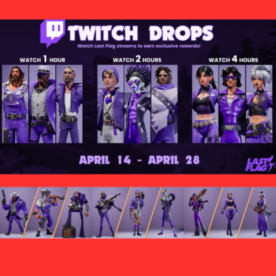 9/9 Празднование последнего флага — все скины (Twitch Drop)
