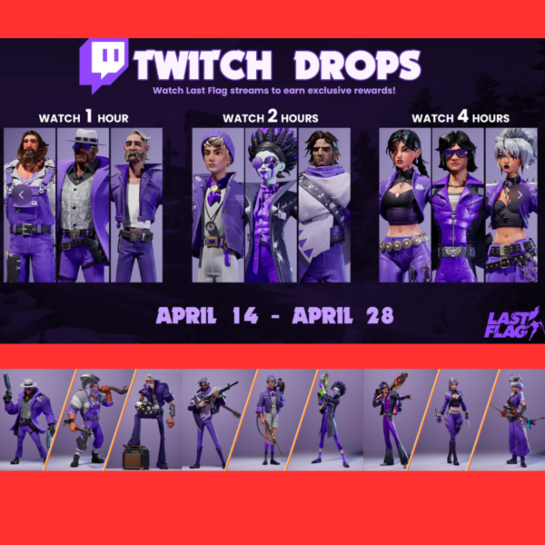 9/9 Празднование последнего флага — все скины (Twitch Drop)