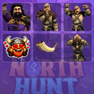 North Hunt Твич Дропс 6 Предметов Twitch Drops