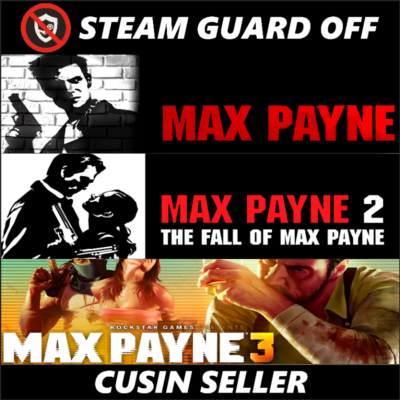 🎮 Max Payne + ВСЕ ЧАСТИ | Оффлайн аккаунт | Без Guard
